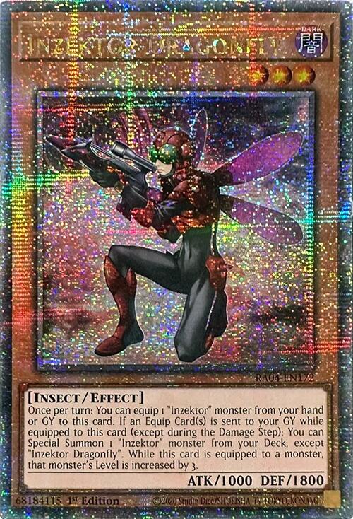Inzektor Dragonfly [RA04-EN172] Quarter Century Secret Rare Yu-Gi-Oh!