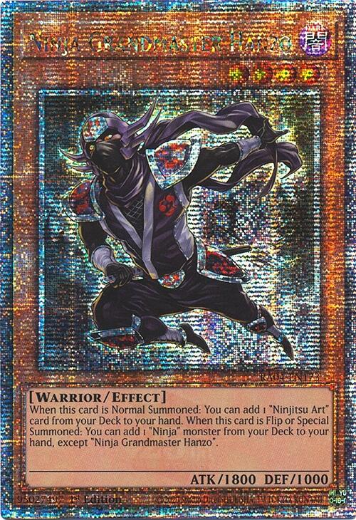 Ninja Grandmaster Hanzo [RA04-EN173] Quarter Century Secret Rare Yu-Gi-Oh!