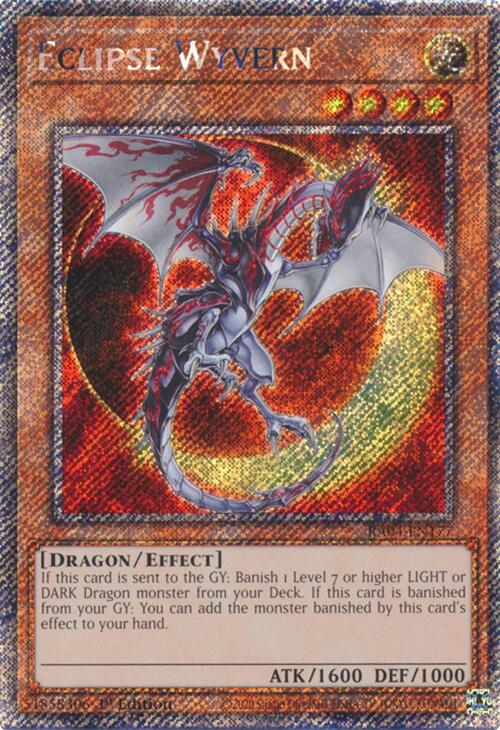 Eclipse Wyvern [RA04-EN177] Platinum Secret Rare Yu-Gi-Oh!