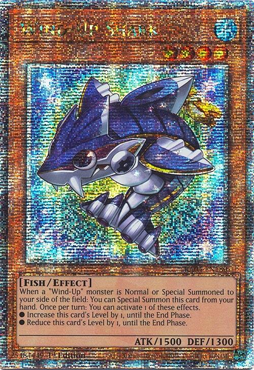Wind-Up Shark [RA04-EN180] Quarter Century Secret Rare Yu-Gi-Oh!