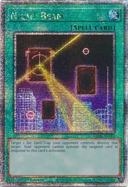 Night Beam [RA04-EN182] Quarter Century Secret Rare Yu-Gi-Oh!