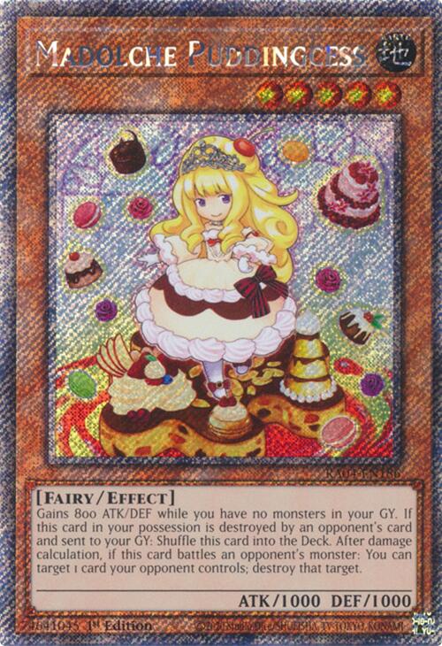Madolche Puddingcess [RA04-EN186] Platinum Secret Rare Yu-Gi-Oh!