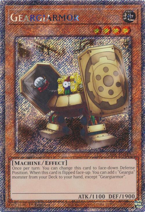 Geargiarmor [RA04-EN187] Platinum Secret Rare Yu-Gi-Oh!