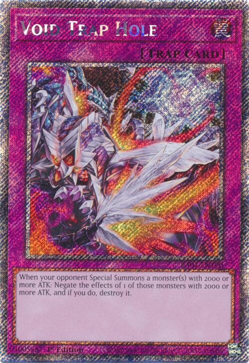Void Trap Hole [RA04-EN190] Platinum Secret Rare Yu-Gi-Oh!