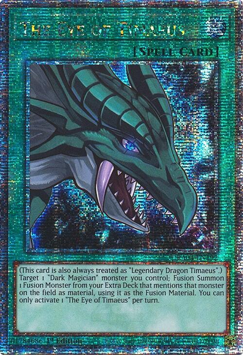 The Eye of Timaeus [RA04-EN192] Quarter Century Secret Rare Yu-Gi-Oh!