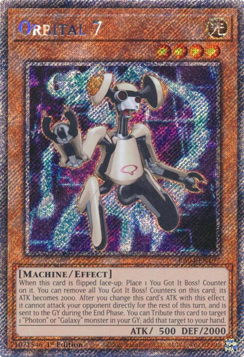 Orbital 7 [RA04-EN197] Platinum Secret Rare Yu-Gi-Oh!