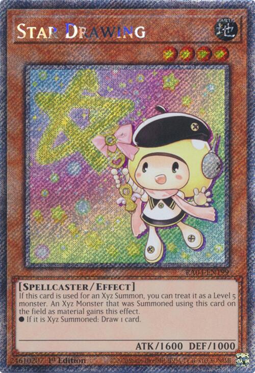 Star Drawing [RA04-EN199] Platinum Secret Rare Yu-Gi-Oh!