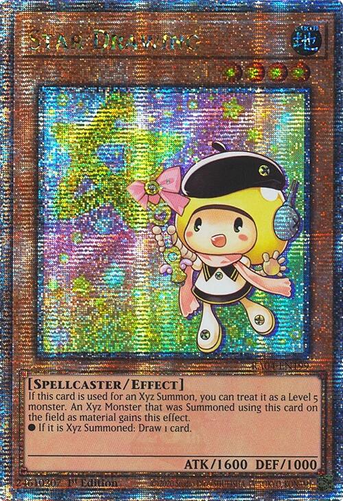 Star Drawing [RA04-EN199] Quarter Century Secret Rare Yu-Gi-Oh!