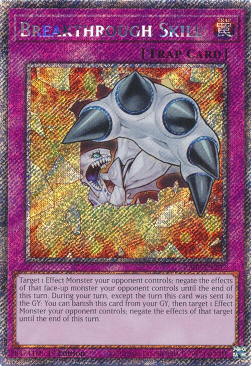 Breakthrough Skill [RA04-EN202] Platinum Secret Rare Yu-Gi-Oh!