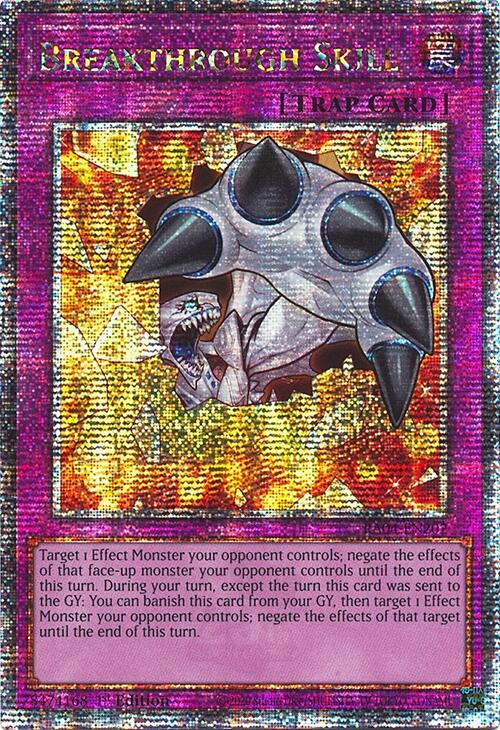 Breakthrough Skill [RA04-EN202] Quarter Century Secret Rare Yu-Gi-Oh!
