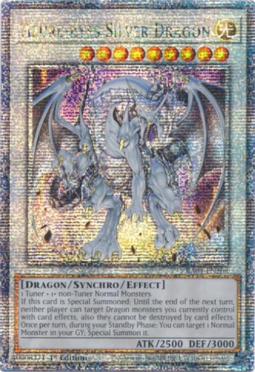 Azure-Eyes Silver Dragon [RA04-EN208] Quarter Century Secret Rare Yu-Gi-Oh!