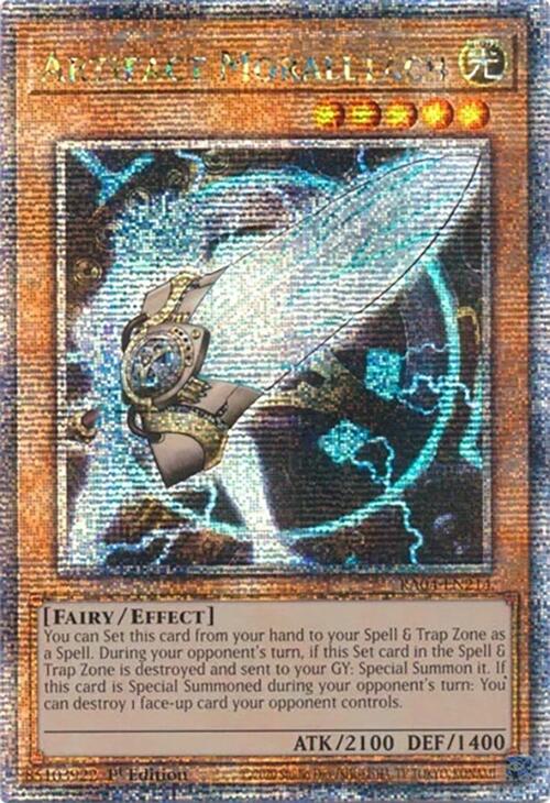 Artifact Moralltach [RA04-EN214] Quarter Century Secret Rare Yu-Gi-Oh!