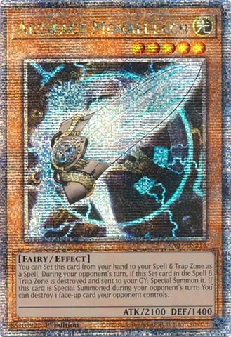 Artifact Moralltach [RA04-EN214] Quarter Century Secret Rare Yu-Gi-Oh!