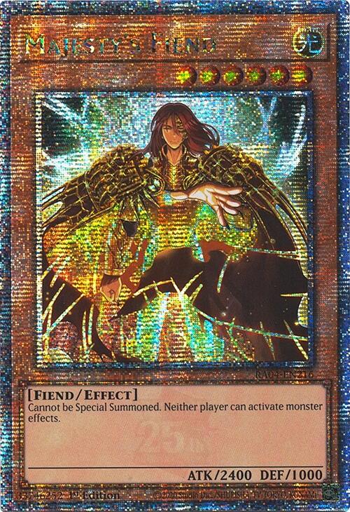 Majesty's Fiend [RA04-EN216] Quarter Century Secret Rare Yu-Gi-Oh!