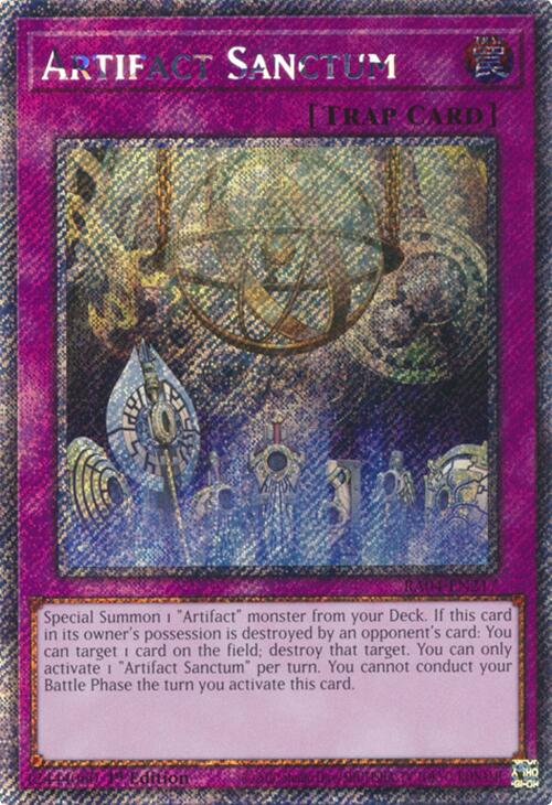 Artifact Sanctum [RA04-EN217] Platinum Secret Rare Yu-Gi-Oh!