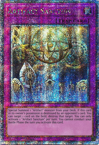 Artifact Sanctum [RA04-EN217] Quarter Century Secret Rare Yu-Gi-Oh!