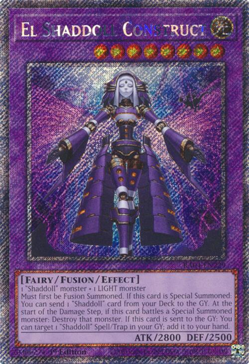 El Shaddoll Construct [RA04-EN229] Platinum Secret Rare Yu-Gi-Oh!