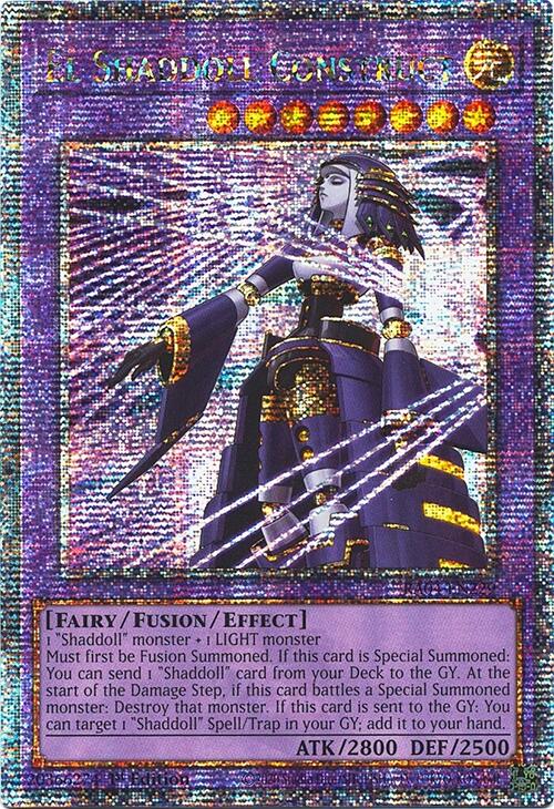 El Shaddoll Construct (Alternate Art) [RA04-EN229] Quarter Century Secret Rare Yu-Gi-Oh!