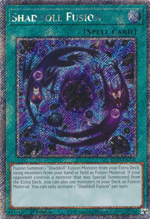 Shaddoll Fusion [RA04-EN231] Platinum Secret Rare Yu-Gi-Oh!
