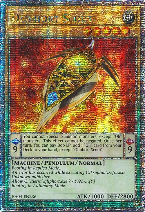 Qliphort Scout [RA04-EN236] Quarter Century Secret Rare Yu-Gi-Oh!