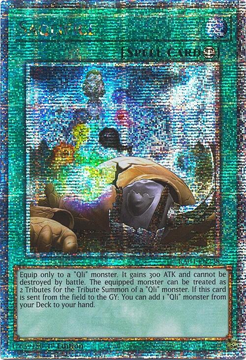 Saqlifice [RA04-EN238] Quarter Century Secret Rare Yu-Gi-Oh!