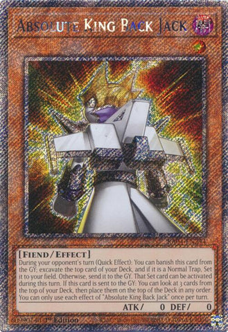 Absolute King Back Jack [RA04-EN244] Platinum Secret Rare Yu-Gi-Oh!