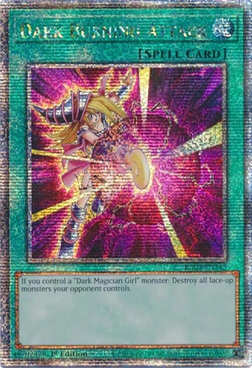 Dark Burning Attack [RA04-EN245] Quarter Century Secret Rare Yu-Gi-Oh!