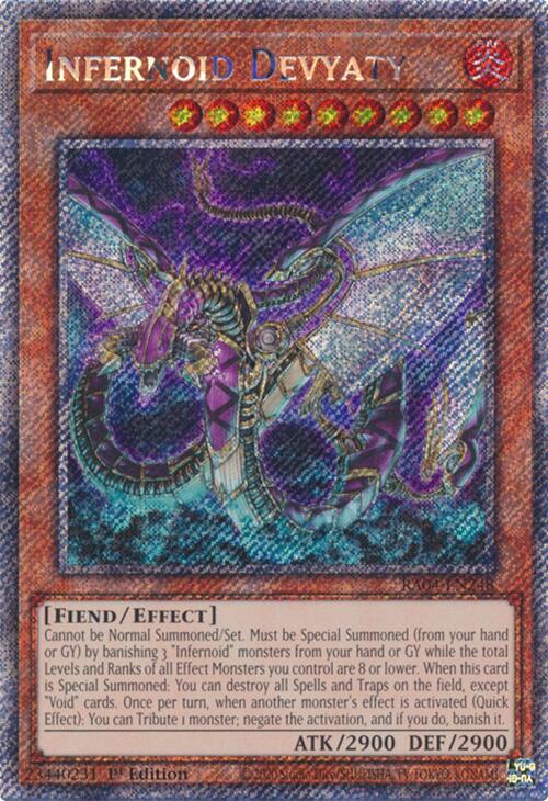 Infernoid Devyaty [RA04-EN248] Platinum Secret Rare Yu-Gi-Oh!