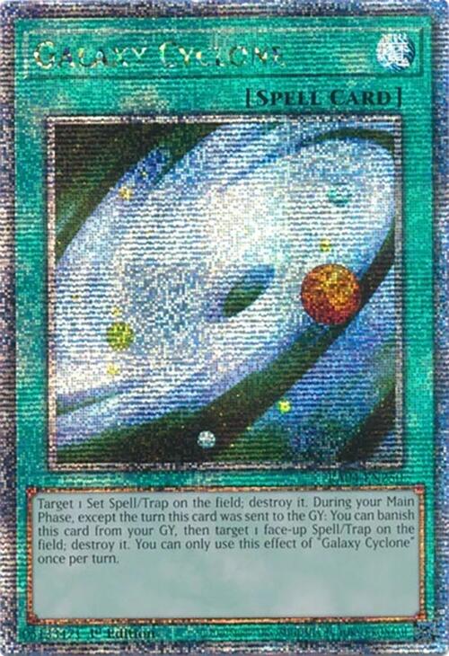 Galaxy Cyclone [RA04-EN250] Quarter Century Secret Rare Yu-Gi-Oh!