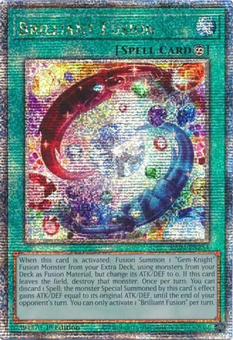 Brilliant Fusion [RA04-EN254] Quarter Century Secret Rare Yu-Gi-Oh!