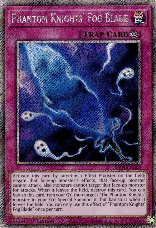 Phantom Knights' Fog Blade [RA04-EN264] Platinum Secret Rare Yu-Gi-Oh!