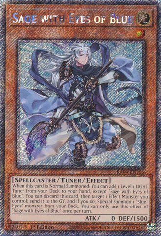 Sage with Eyes of Blue [RA04-EN266] Platinum Secret Rare Yu-Gi-Oh!