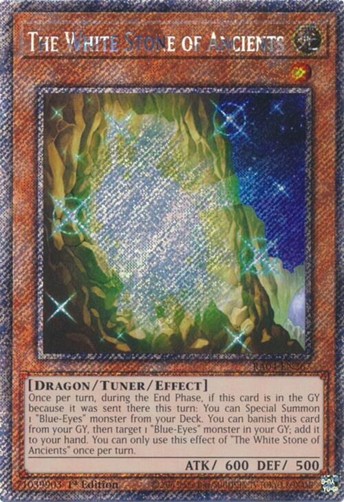 The White Stone of Ancients [RA04-EN267] Platinum Secret Rare Yu-Gi-Oh!