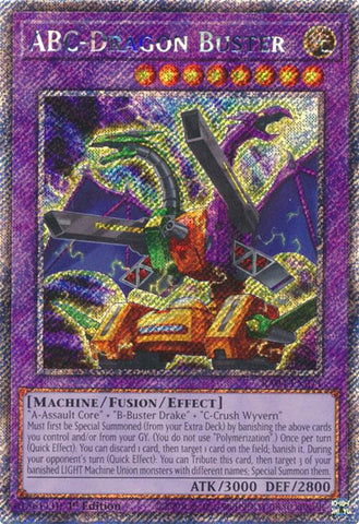 ABC-Dragon Buster [RA04-EN271] Platinum Secret Rare Yu-Gi-Oh!