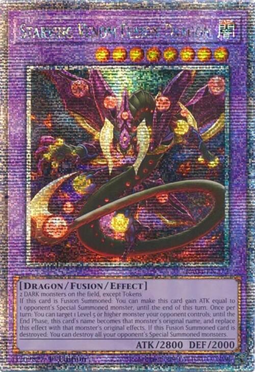 Starving Venom Fusion Dragon [RA04-EN272] Quarter Century Secret Rare Yu-Gi-Oh!