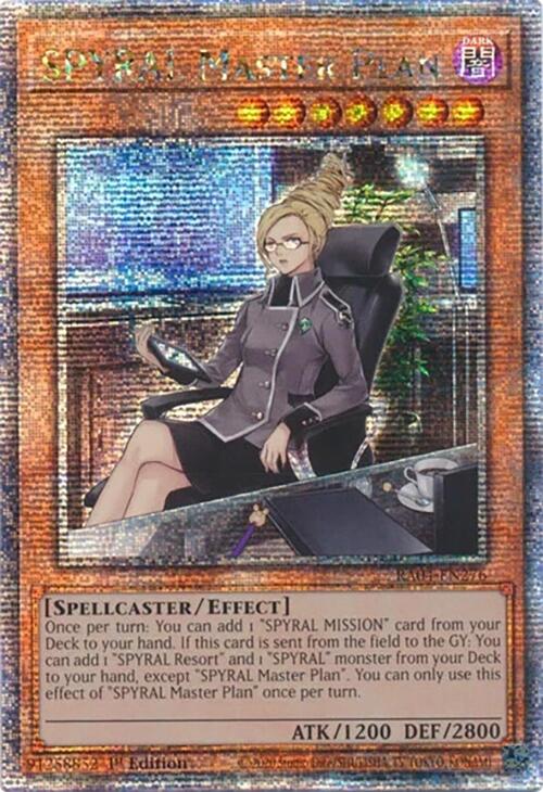 SPYRAL Master Plan [RA04-EN276] Quarter Century Secret Rare Yu-Gi-Oh!