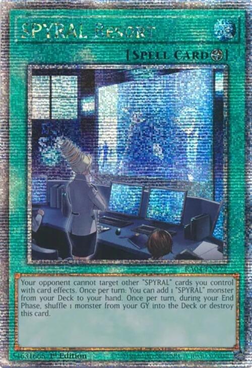 SPYRAL Resort [RA04-EN277] Quarter Century Secret Rare Yu-Gi-Oh!