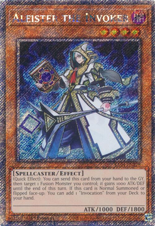 Aleister the Invoker [RA04-EN278] Platinum Secret Rare Yu-Gi-Oh!