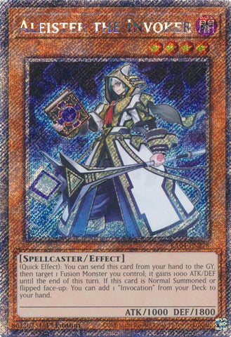 Aleister the Invoker [RA04-EN278] Platinum Secret Rare Yu-Gi-Oh!