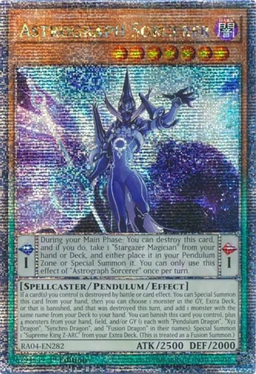 Astrograph Sorcerer [RA04-EN282] Quarter Century Secret Rare Yu-Gi-Oh!