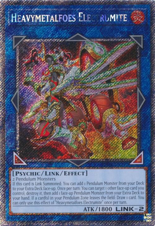 Heavymetalfoes Electrumite [RA04-EN292] Platinum Secret Rare Yu-Gi-Oh!
