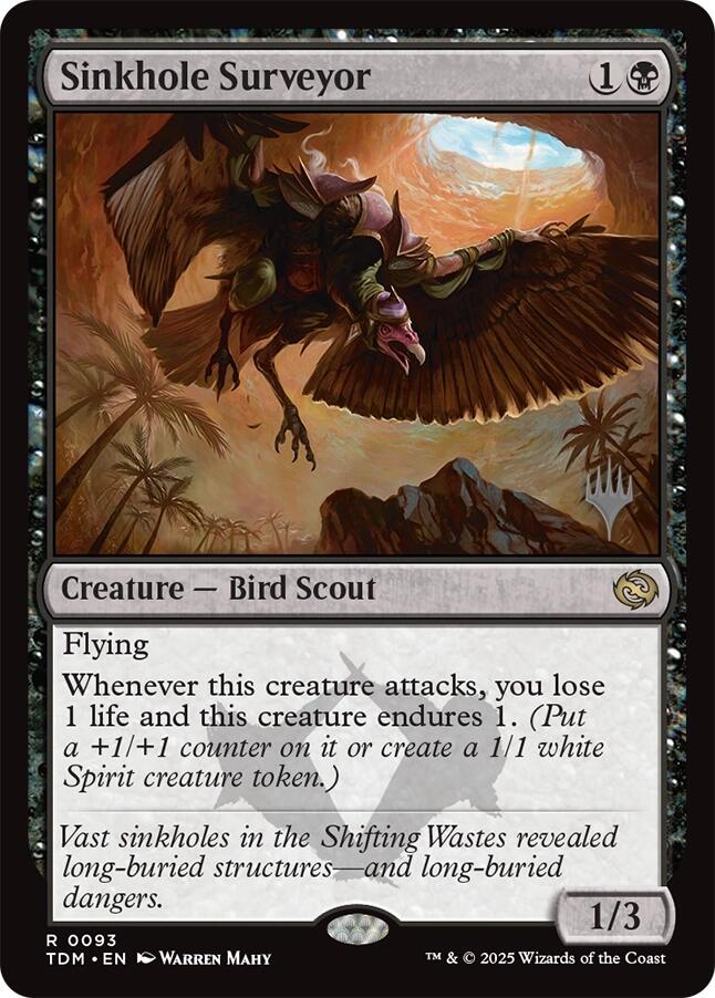 Sinkhole Surveyor [Tarkir: Dragonstorm Promos] Magic: The Gathering