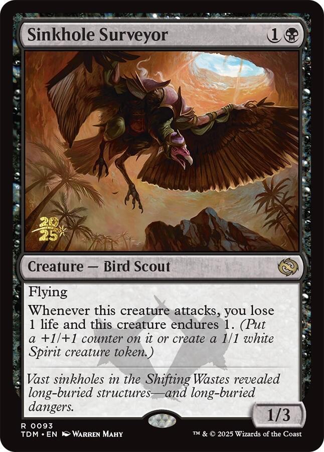 Sinkhole Surveyor [Tarkir: Dragonstorm Prerelease Promos] Magic: The Gathering