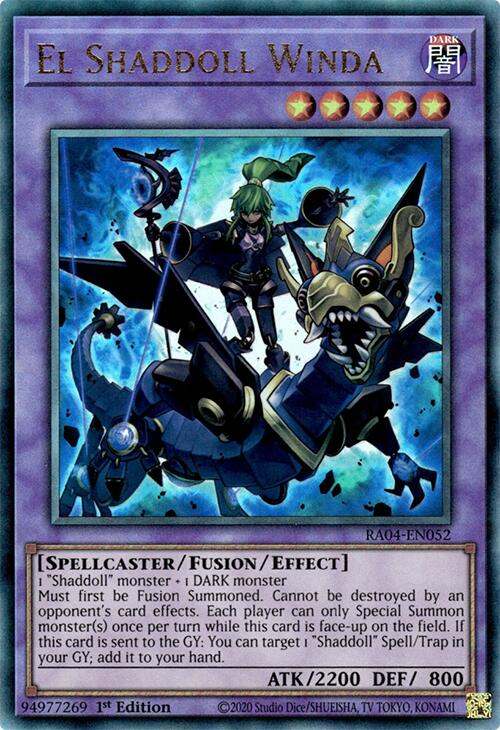El Shaddoll Winda [RA04-EN052] Prismatic Ultimate Rare Yu-Gi-Oh!