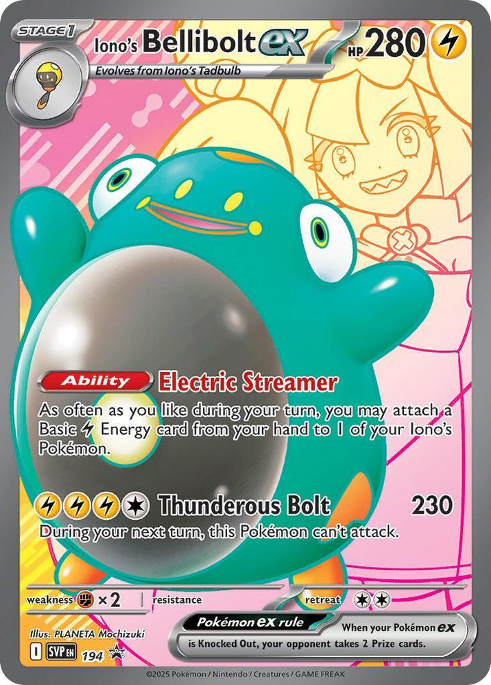 Iono's Bellibolt ex (194) [Scarlet & Violet: Black Star Promos] Pokémon