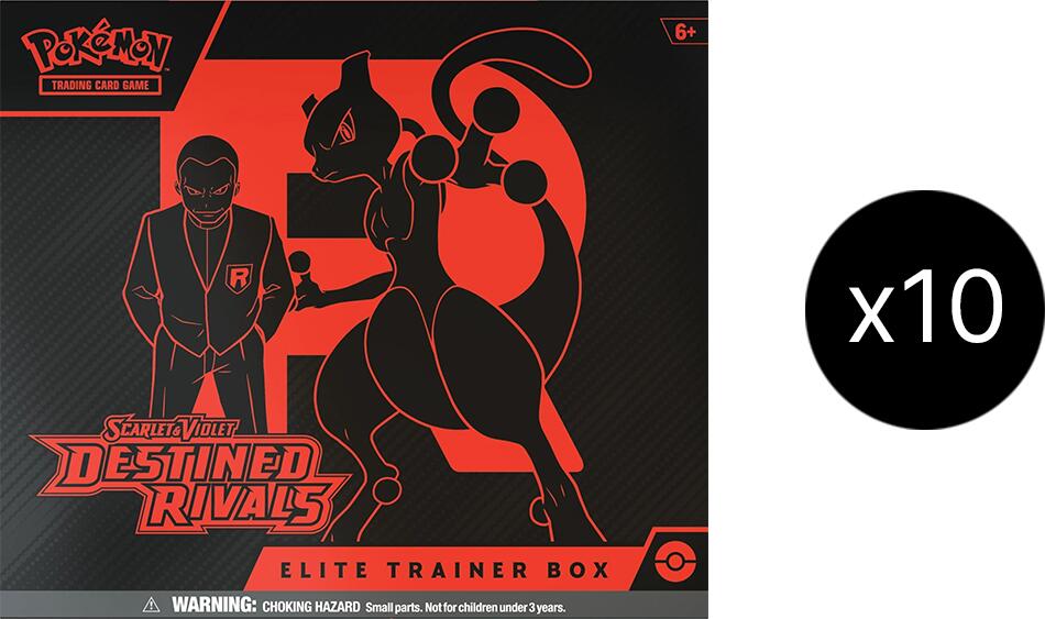 Scarlet & Violet: Destined Rivals - Elite Trainer Box Case Pokémon