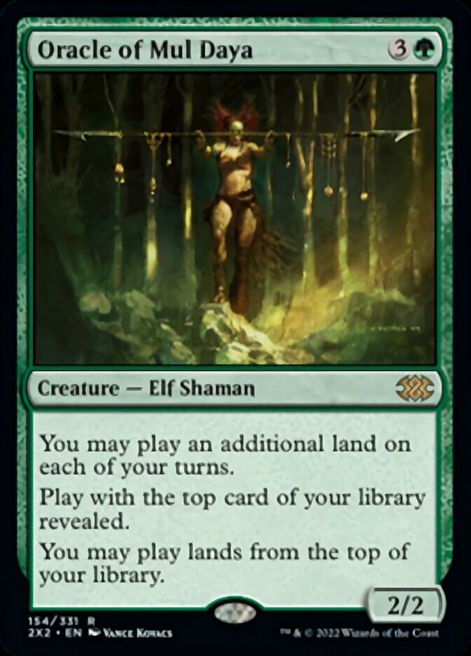 Oracle of Mul Daya [Double Masters 2022] Magic: The Gathering