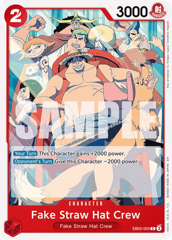 Fake Straw Hat Crew [Extra Booster: Anime 25th Collection] Bandai
