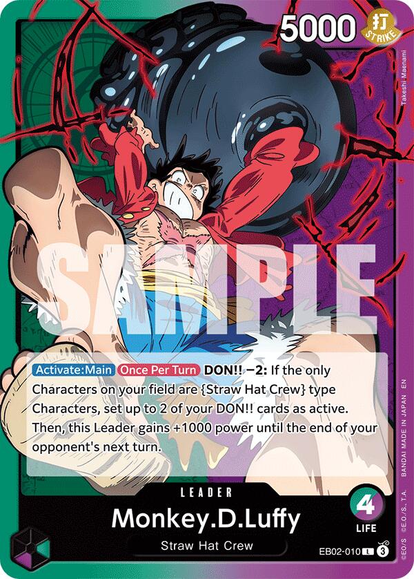 Monkey.D.Luffy (010) [Extra Booster: Anime 25th Collection] Bandai