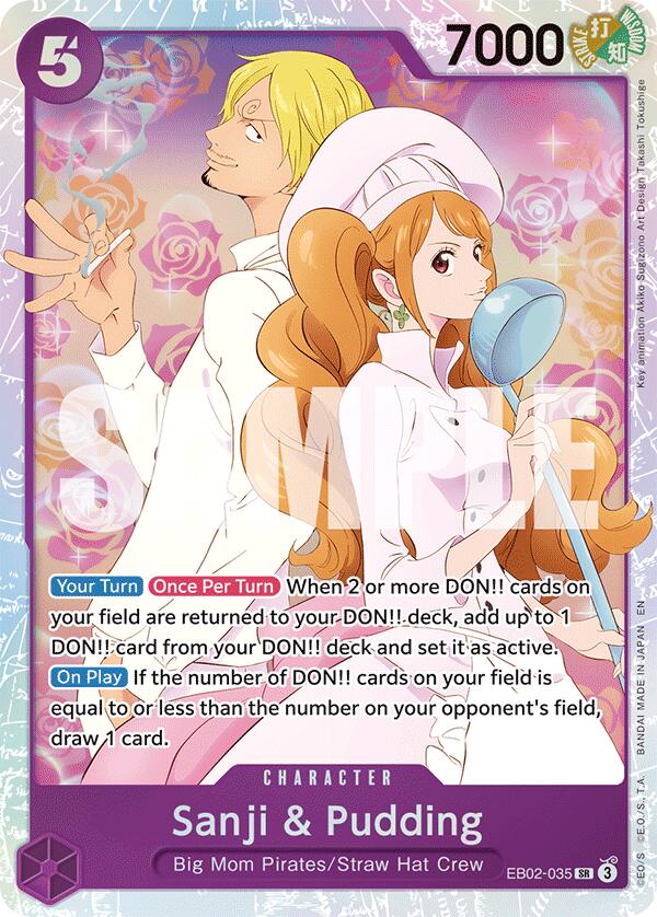Sanji & Pudding [Extra Booster: Anime 25th Collection] Bandai